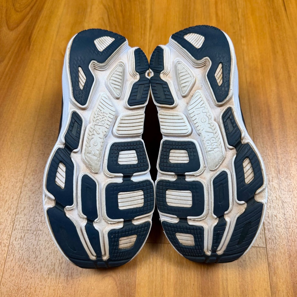 Hoka One One Bondi 7 Womens 6.5 Navy Blue Running Shoes 1110519 BIBBL - Picture 6 of 9